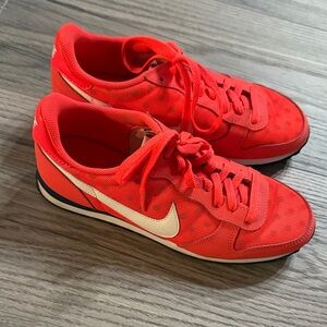 Nike Genicco Bright Crimson Sneakers with White Accents